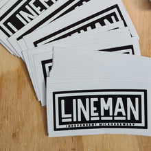 Load image into Gallery viewer, LINEMAN logo sticker
